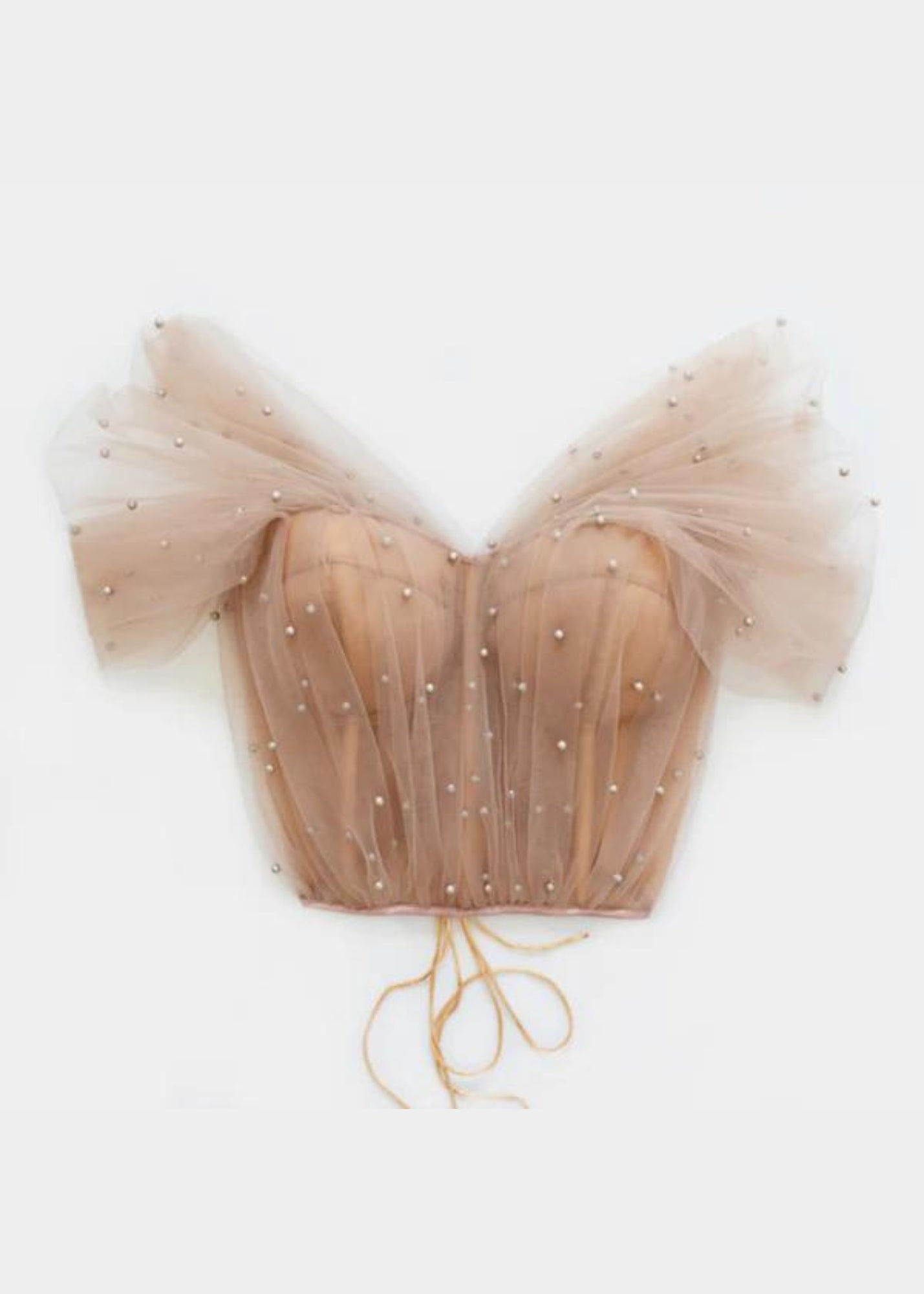 "PEARLS ARE A GIRL'S BEST FRIEND" CORSET