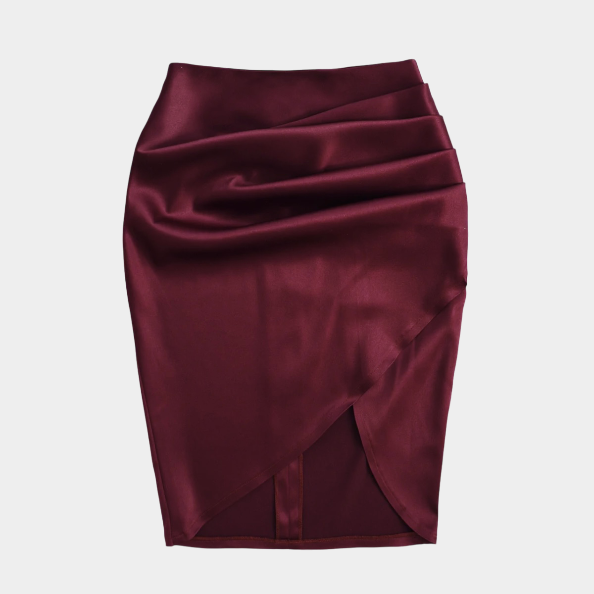 "PASSIONATE TOUCH" SATINATED SKIRT