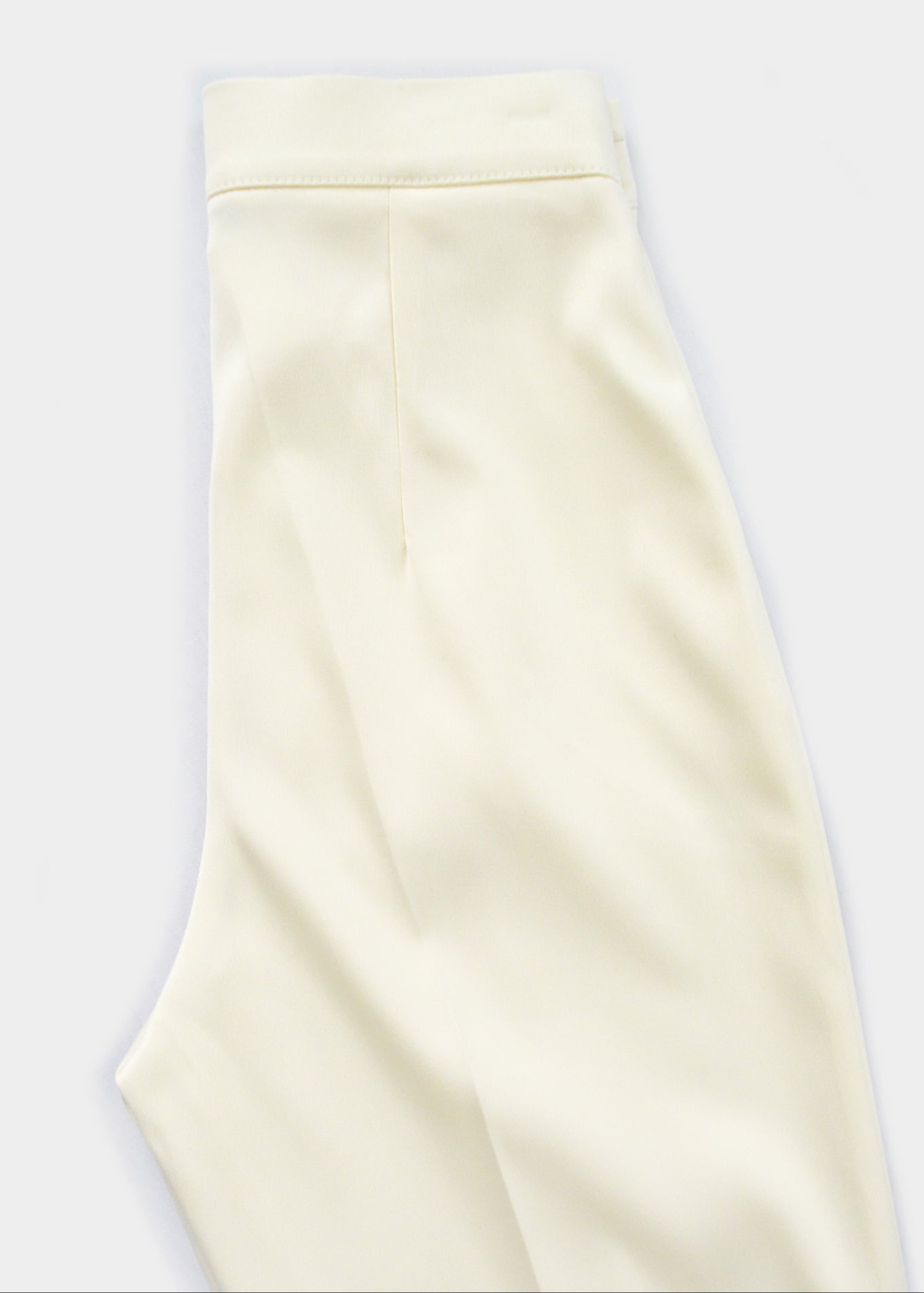 IVORY STRAIGHT LONG TROUSERS