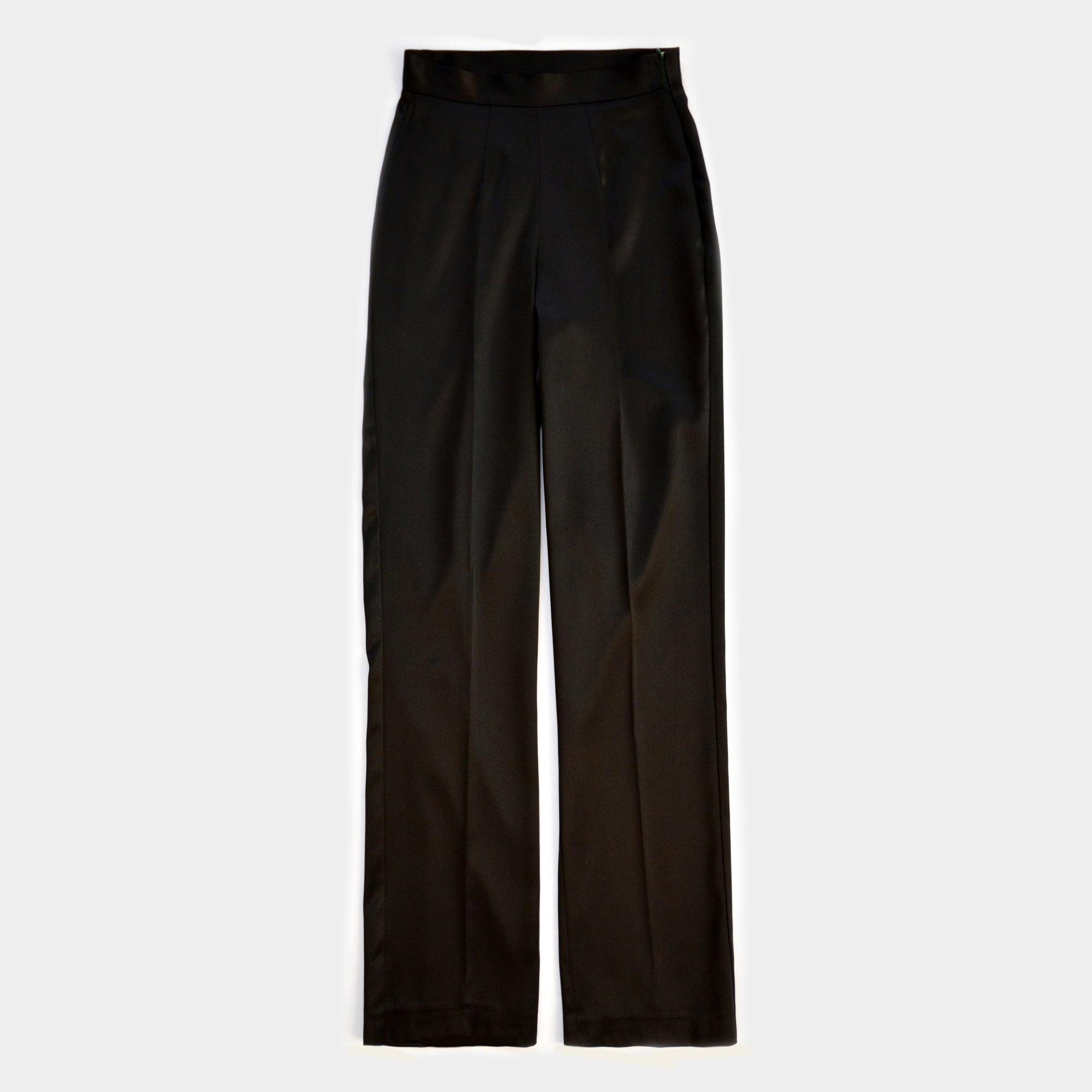 CLASSIC SATINATED LONG TROUSERS